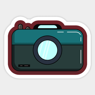 simple cute camera Sticker